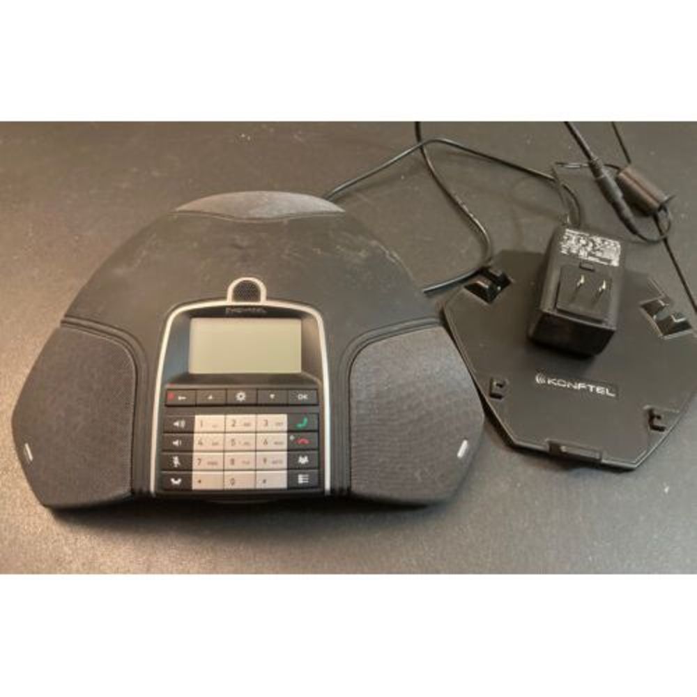 KONFTEL 300Wxโ Conference Office Phone System IP 840101077 And Charging Cradle